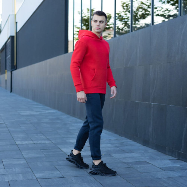 Худі Pobedov 007 ЗИМА Червоний - 2