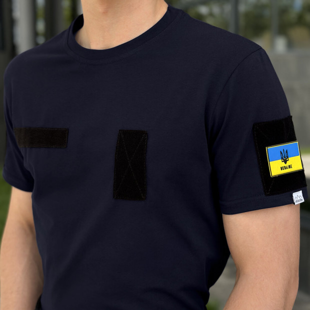Футболка Pobedov Peremoga Военная Темно-синий - 4