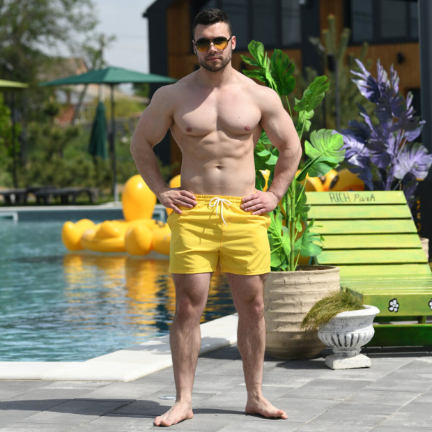 Шорти для плавання Pobedov Pool day Жовтий - 4