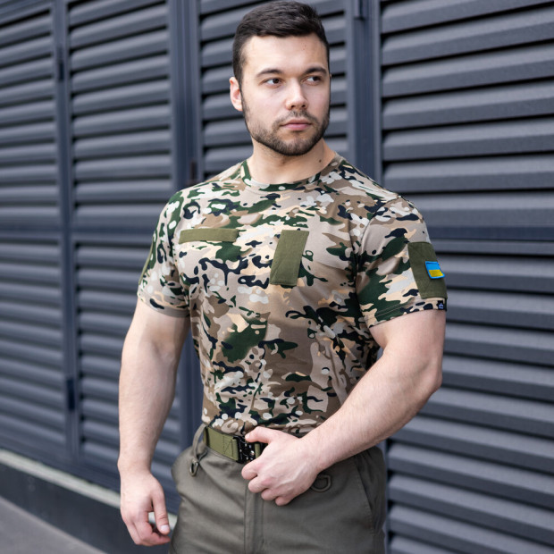 Футболка Pobedov Peremoga Військова Мультикам - 1