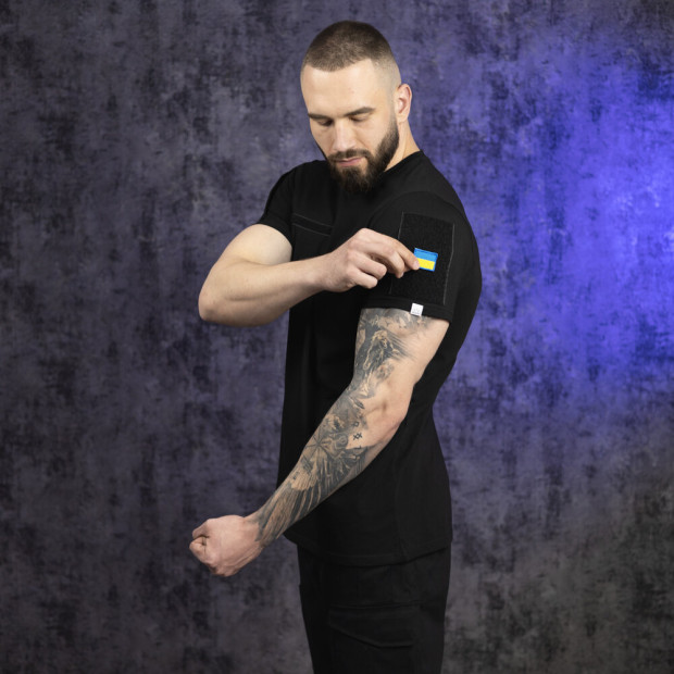Футболка Pobedov Peremoga Військова Чорний - 3