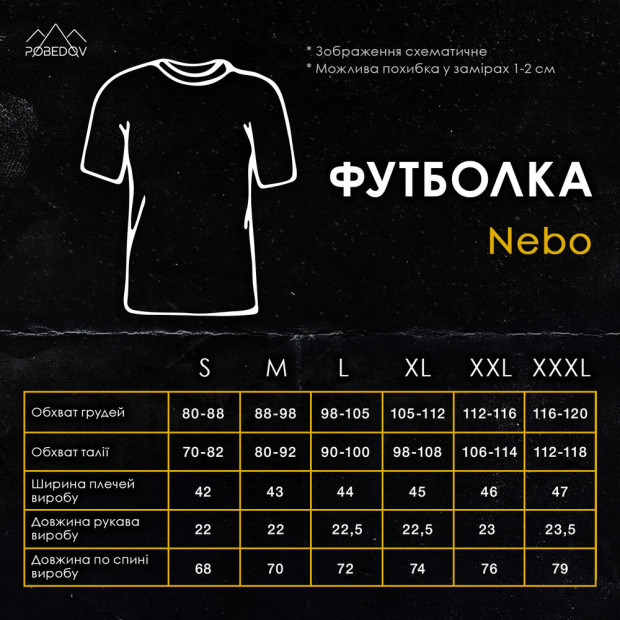 Футболка Pobedov Nebo Чорний - 2