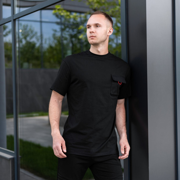 Футболка Pobedov Atlant Чорний - 1