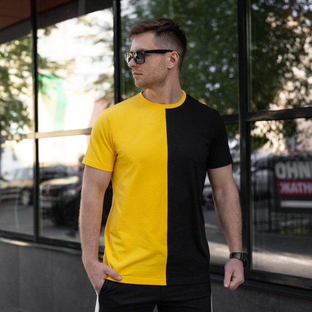 Футболка Pobedov Segmentation В2 Жовто-чорний - 1