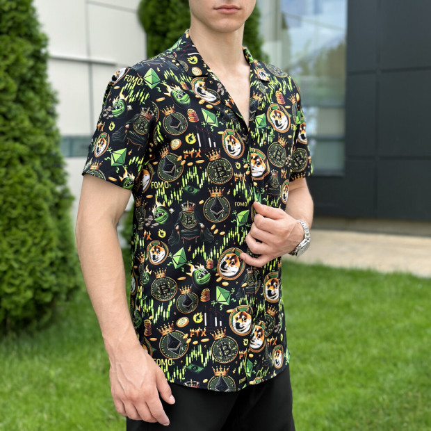 Рубашка Pobedov Dejavu Kripta Черный - 1