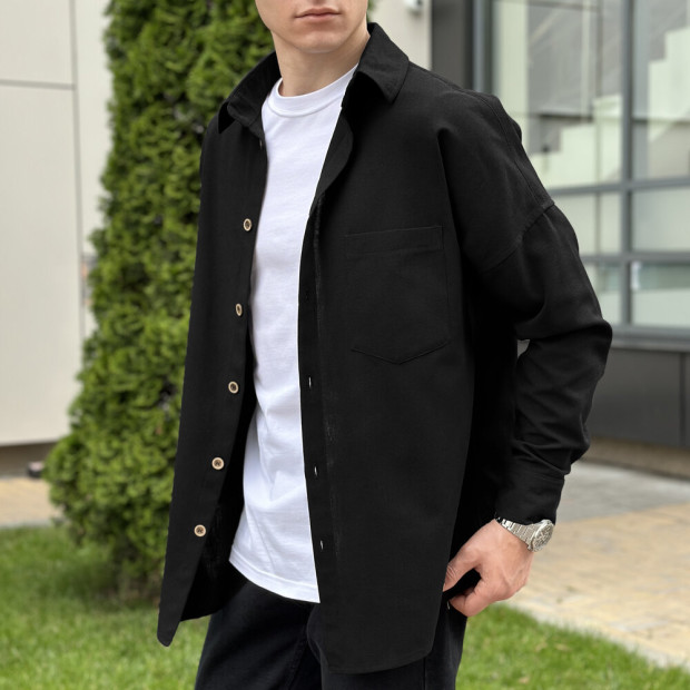 Рубашка Pobedov Founder Черный - 1