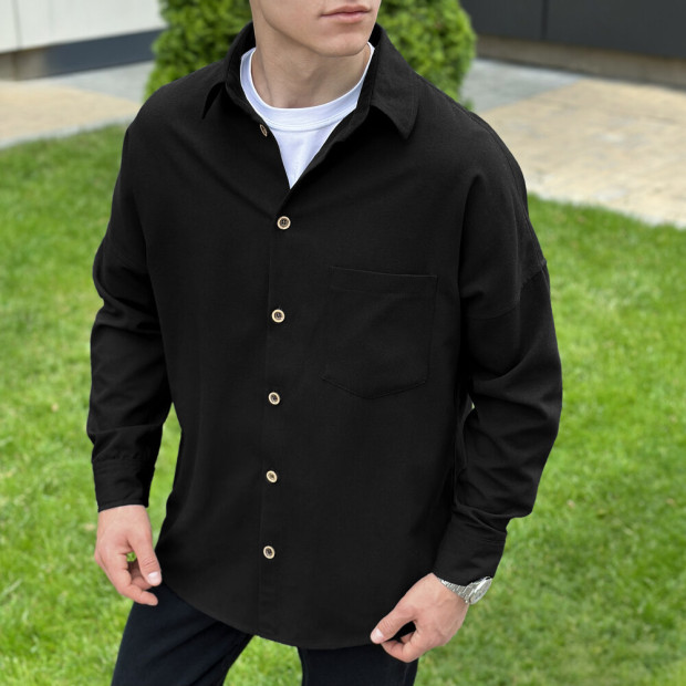Рубашка Pobedov Founder Черный - 3