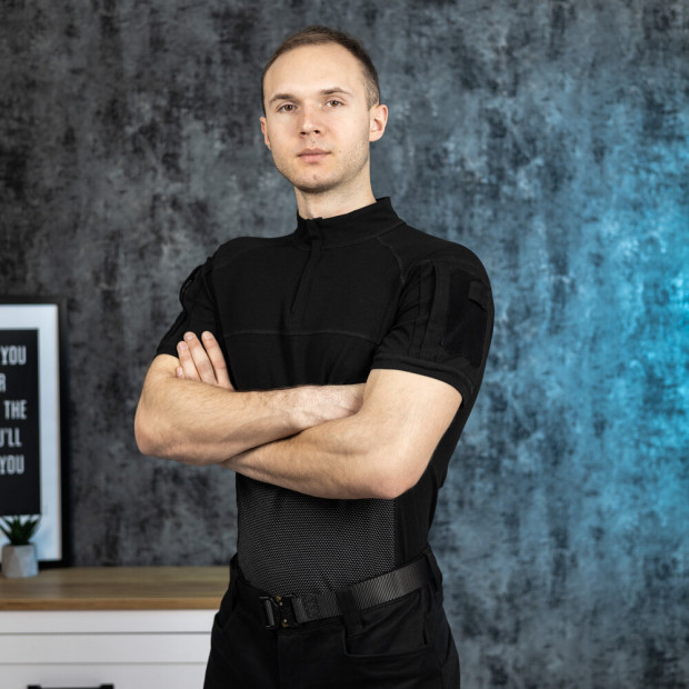 Поло Тактичне Trek Чорний - 4