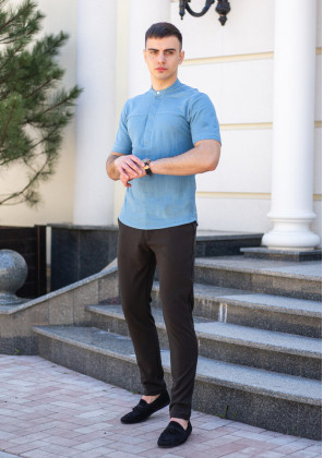 Сорочка Pobedov Vpered Блакитний 2