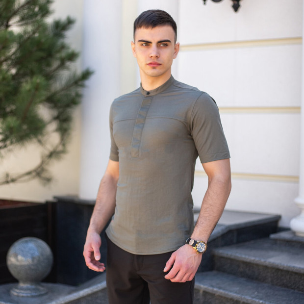 Сорочка Pobedov Vpered Оливковий - 1