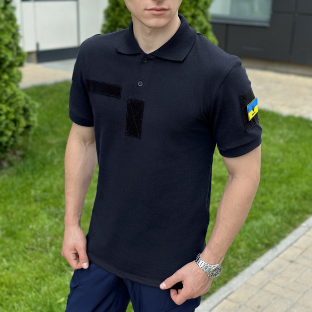 Поло Pobedov Loft Військове Темно-синій - 4