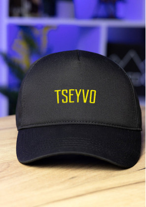 Кепка Pobedov Trucker Cotton - Tseyvo жовта вишивка Чорний