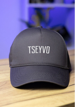 Кепка Pobedov Trucker Cotton - Tseyvo біла вишивка Антрацит