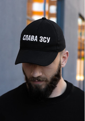 Кепка Pobedov Cap Слава ЗСУ Чорний 2