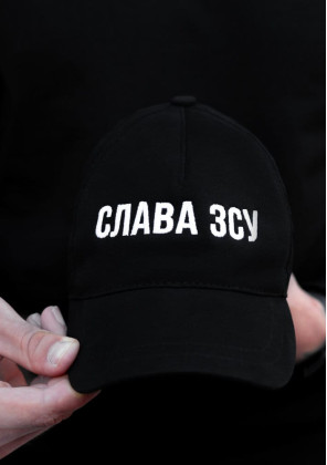Кепка Pobedov Cap Слава ЗСУ Чорний