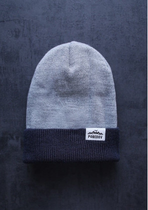 Шапка Pobedov Double Colour Hat Сіро-синій