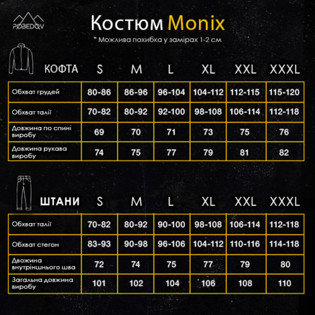 Костюм Pobedov Monix Чорний - 8