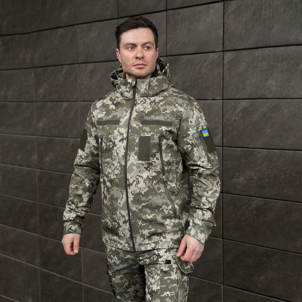 Куртка Pobedov Motive Военная BATAL Пиксель - 4