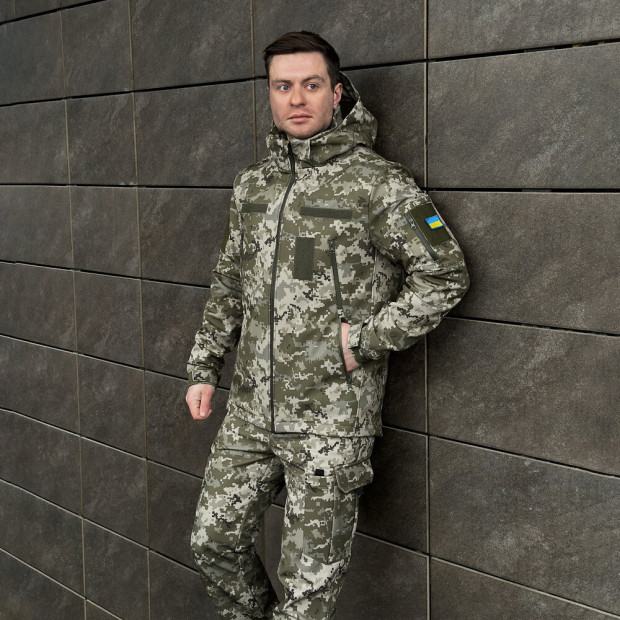 Куртка Pobedov Motive Военная BATAL Пиксель - 3