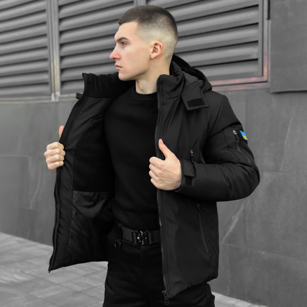 Куртка Pobedov Motive ЗИМА B2 Чорний - 1