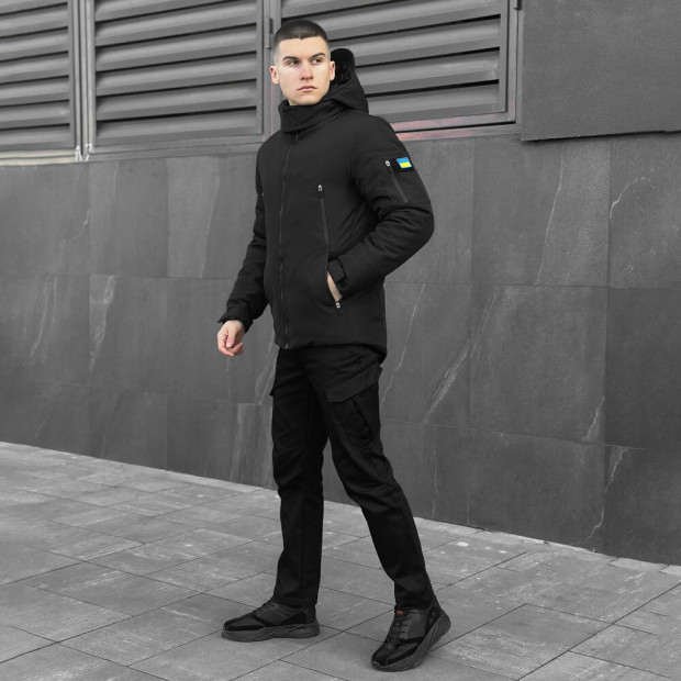 Куртка Pobedov Motive ЗИМА B2 Чорний - 4