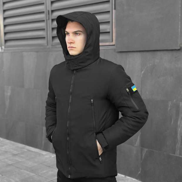 Куртка Pobedov Motive ЗИМА B2 Чорний - 3