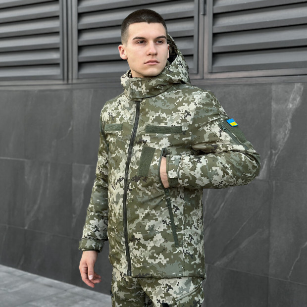 Куртка Pobedov Motive ЗИМА B2 Піксель - 1