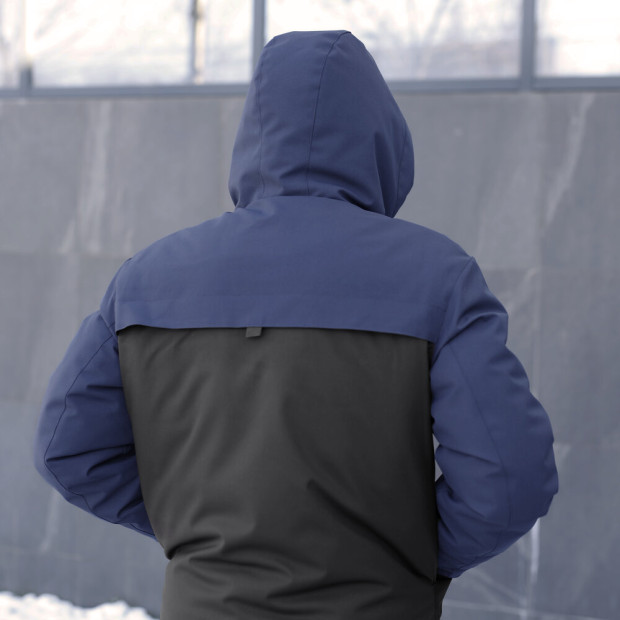 Парка Pobedov Navy Чорно-синій - 5