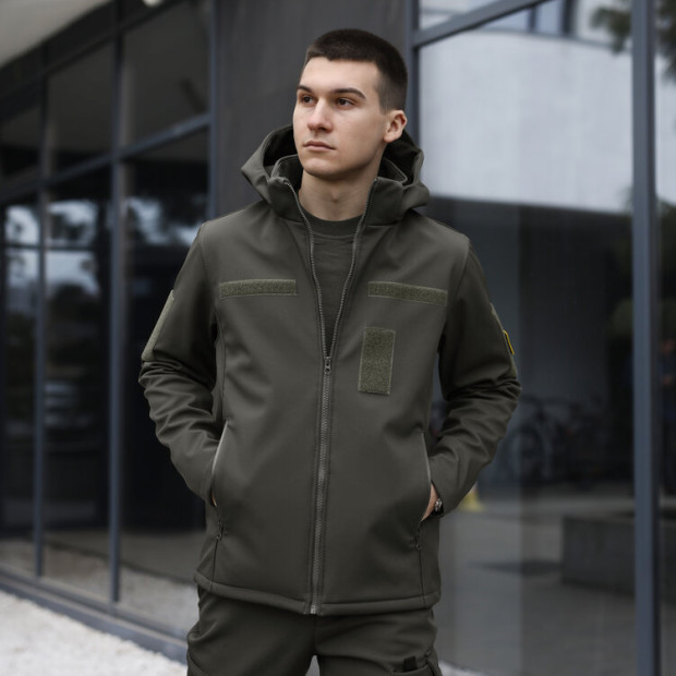 Куртка Pobedov Shadow V2 із липучками Хакі - 1