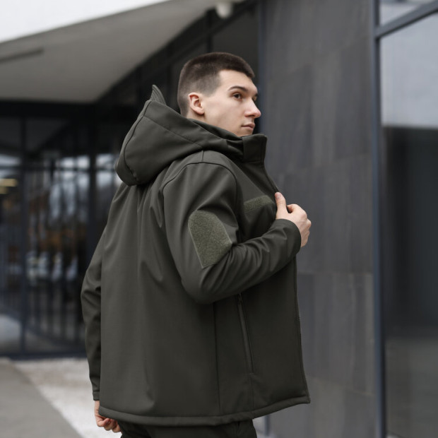 Куртка Pobedov Shadow V2 із липучками Хакі - 2