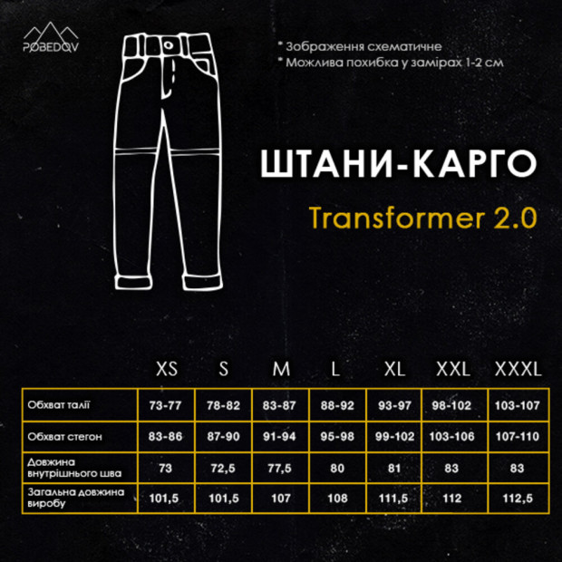 Штани-карго Pobedov Transformer 2.0 Хакі - 8