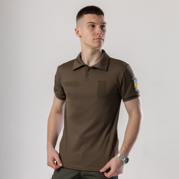 Поло Pobedov Recon Военное Хаки - 