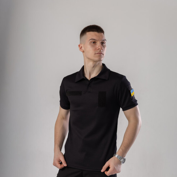 Поло Pobedov Recon Військове Чорний - 