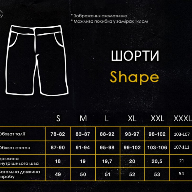 Шорты Pobedov Shape Черный - 6