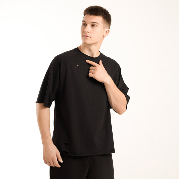 Футболка Pobedov Fade Чорний - 1