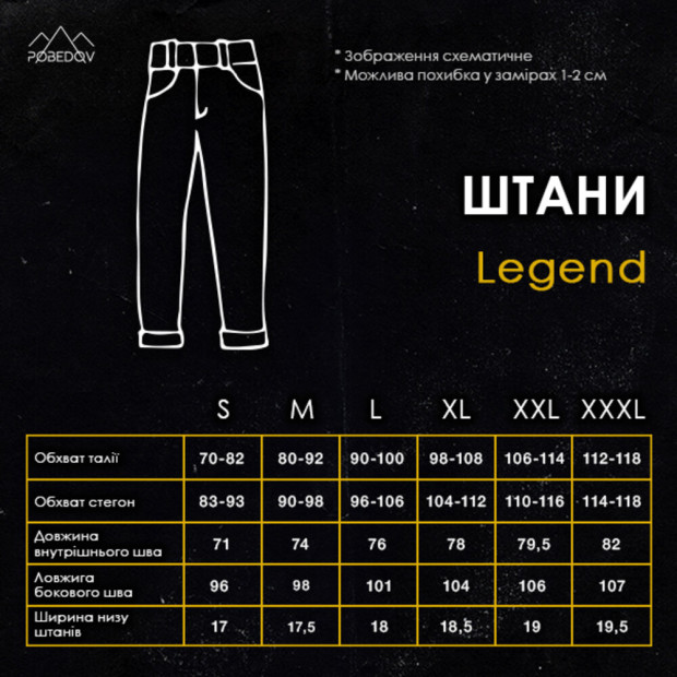Штани Pobedov Legend Антрацит - 7