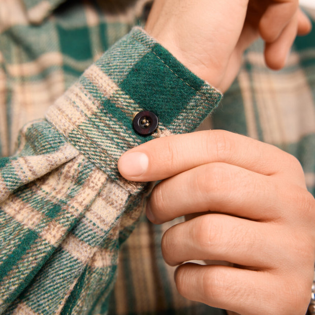 Сорочка Pobedov Tartan Зелений - 6