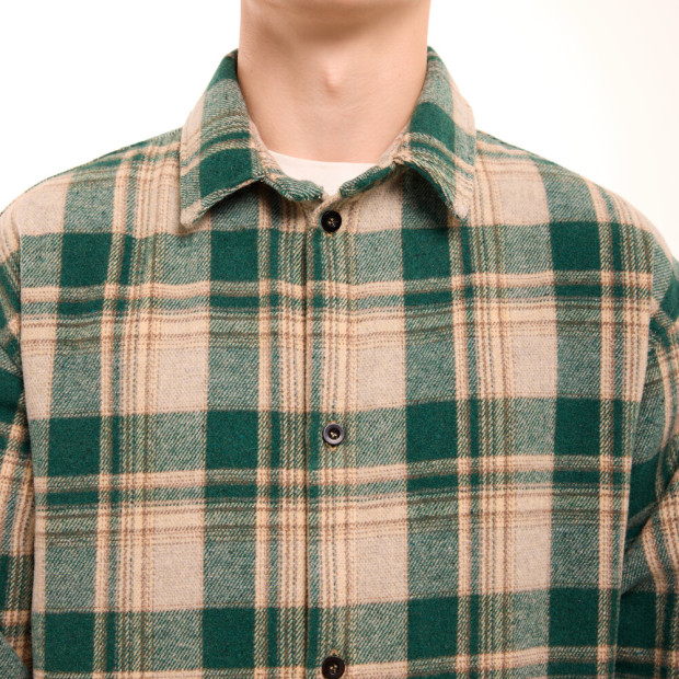 Сорочка Pobedov Tartan Зелений - 4
