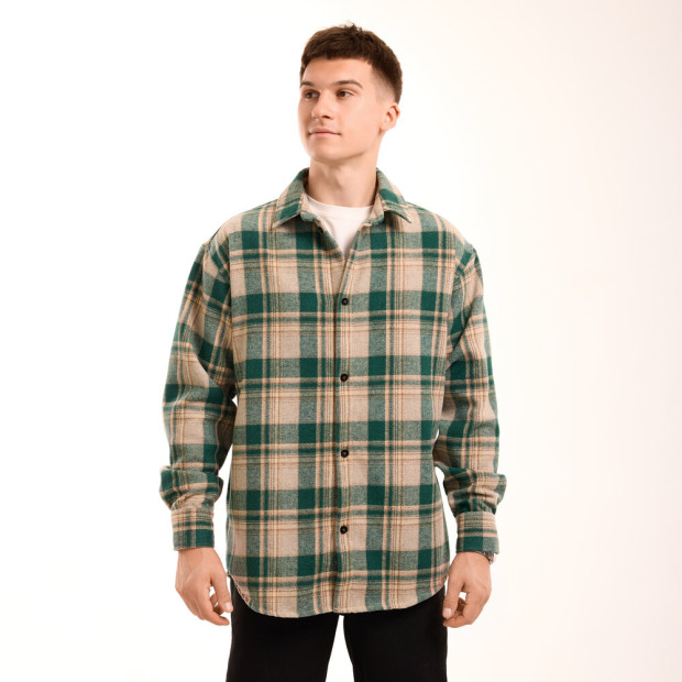 Сорочка Pobedov Tartan Зелений - 1