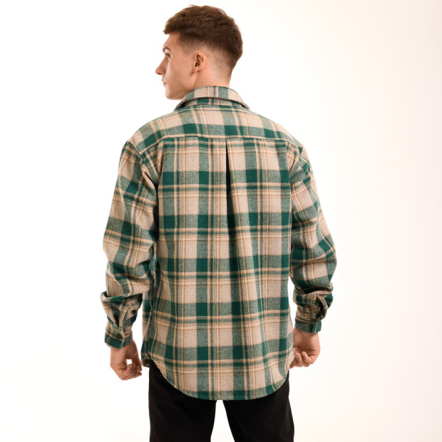Сорочка Pobedov Tartan Зелений - 3