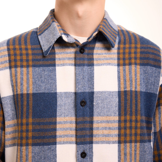 Сорочка Pobedov Tartan Синій - 4