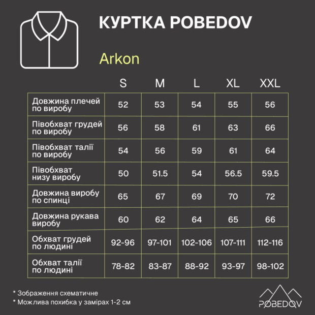 Куртка Pobedov Arkon Чорний - 8
