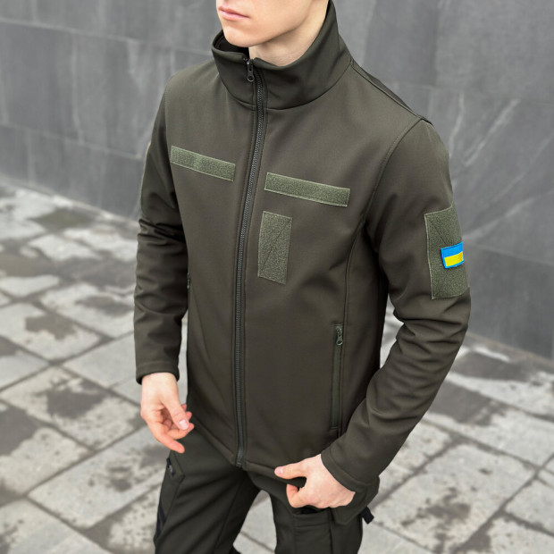 Комплект Куртка Shadow із липучками + Штани Pobedov Static Хакі Хаки - 1