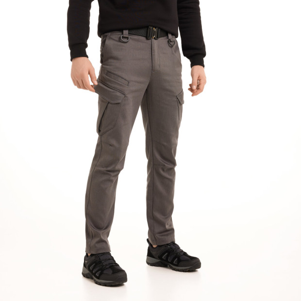 Брюки-карго Pobedov trousers Tactical ЗИМА Темно-серый - 