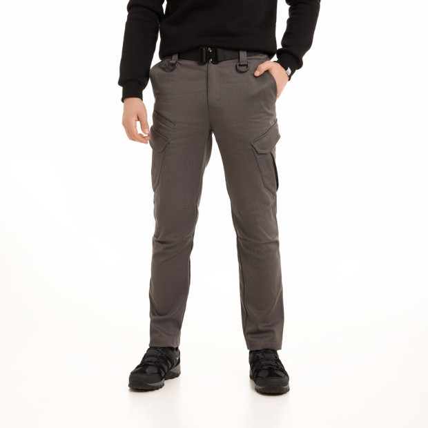 Брюки-карго Pobedov trousers Tactical ЗИМА Темно-серый - 1