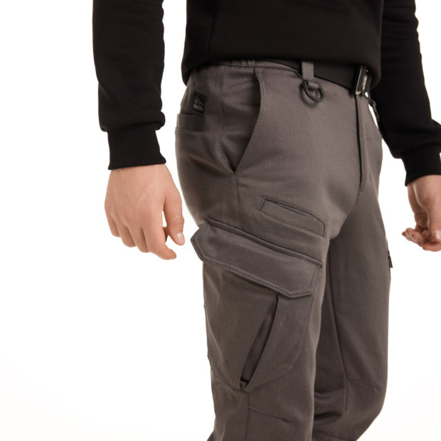 Брюки-карго Pobedov trousers Tactical ЗИМА Темно-серый - 5