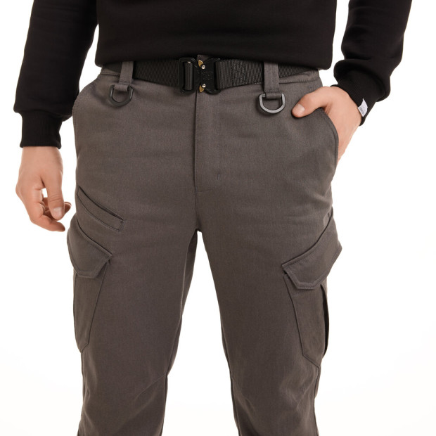 Брюки-карго Pobedov trousers Tactical ЗИМА Темно-серый - 4