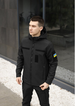 Нещодавно переглянуті Комплект Pobedov Куртка Shadow V2 із липучками + Штани Static Чорний 2