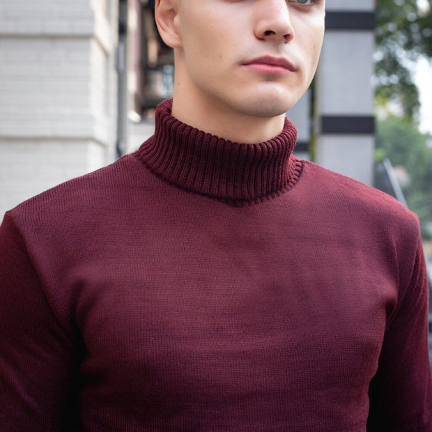 Свитер Pobedov Axelrod Бордовый - 3