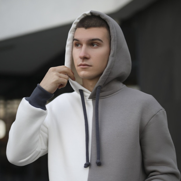 Худи Pobedov 1Touch Темно-серый - 3